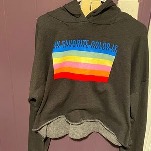 Aeropostale midriff sweatshirt (like new)